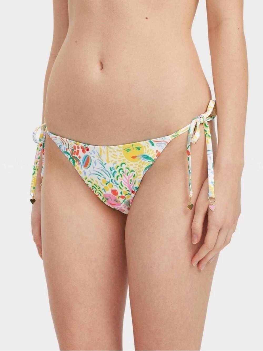Roller Rabbit x Target Vacation/Star Geo Reversible Bikini Bottom - Green XS